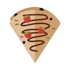 strawberry crepe