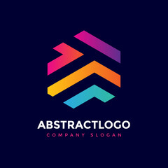 modern Unique Colorful Business letter T logo Icon design Vector template.