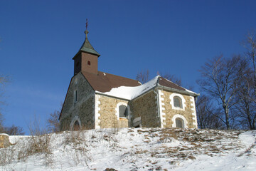 Fototapeta na wymiar Chapel of St. James on the mountain Medvednica, Zagreb, Croatia