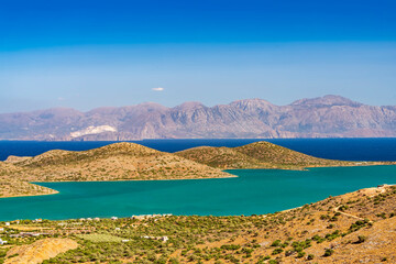 Obraz premium A view of Kalydon Island, Crete, Greece