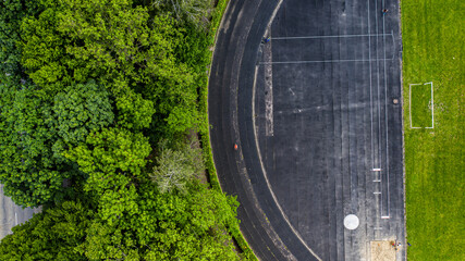 abstract football field