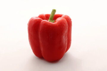 Isolated red bell pepper