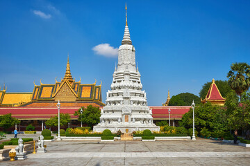 Royal stupa at the Royal Palace of Cambodia