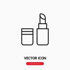 lipstick icon vector sign symbol