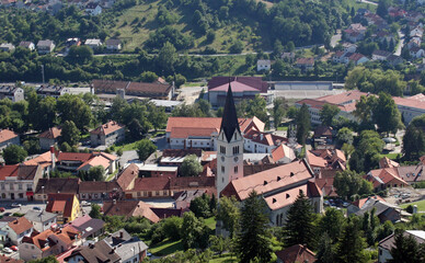 Fototapeta premium Saint Nicholas Parish Church in Krapina, Croatia