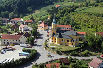 Saint George Parish Church in Desinic, Croatia