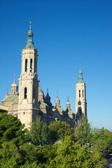 Fototapeta na wymiar Pilar Cathedral in Zaragoza