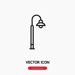 street light icon vector sign symbol