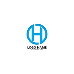 H Letter Logo Template Design Vector