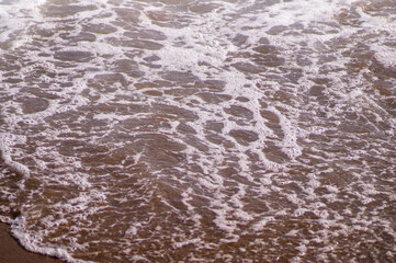 waves on the beach