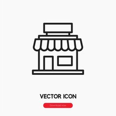 shop icon vector sign symbol