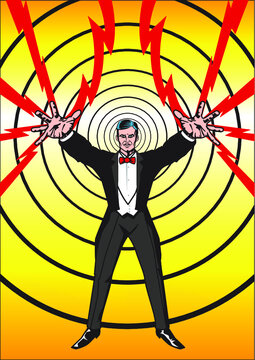 Magician full figure