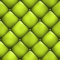 Seamless texture leather upholstery sofa green illustration
