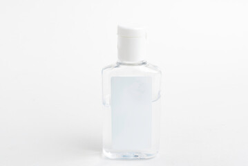 Pocket-Size Transparent Hand Sanitizer Dispenser Plastic Bottle