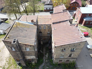 Old Abandoned Soviet Living Quarters Building