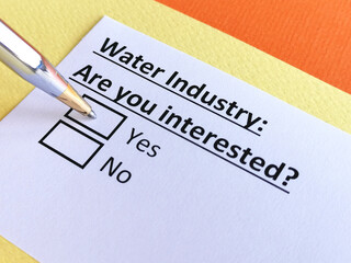 Questionnaire about industry