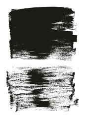 Flat Paint Brush Thin Long Background High Detail Abstract Vector Background Set 