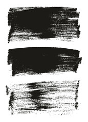 Flat Paint Brush Thin Long Background High Detail Abstract Vector Background Set 