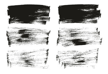 Fototapeta premium Flat Paint Brush Thin Long Background High Detail Abstract Vector Background Set 