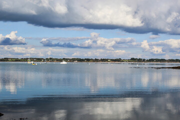 clouds over the sea