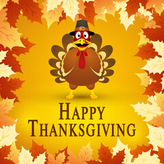 Happy Thanksgiving Day. Vector illustration