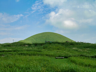 雄大な阿蘇の山