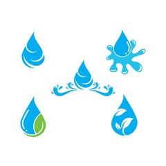 water drop Logo Template vector illustration