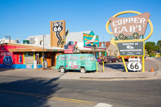Historic Seliman in Arizona, iconic Route 66, USA, 08-04-2019