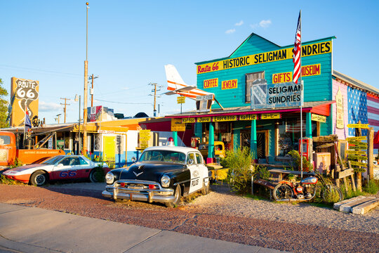 Historic Seliman in Arizona, iconic Route 66, USA, 08-04-2019