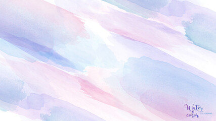 Light pastel watercolor brush background