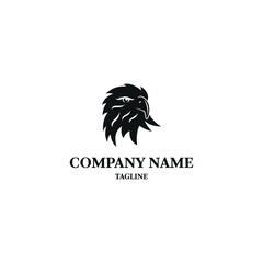 Bald eagle logo design template. Awesome a bald eagle logo. A bald eagle logotype.
