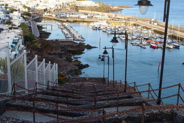 stairs in the port