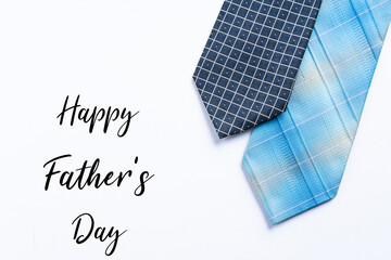Happy Father's Day greetings with neck tie