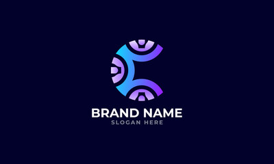 C modern logo design | C letter corporate logo design | C modern gradient logo mark