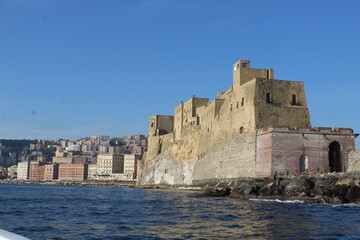 Fototapeta na wymiar L'antico castel del'Ovo di Napoli