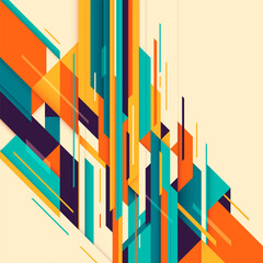 Abstract technology background in color. Vector illustration.