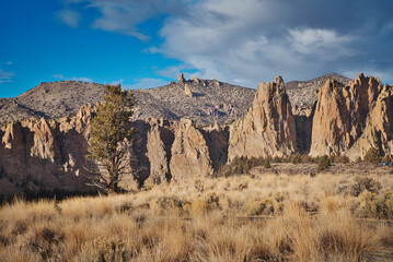 Smith Rock and the Sunset