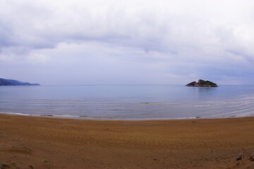 beach in the morning