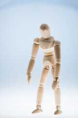 元気がなくなるデッサン人形