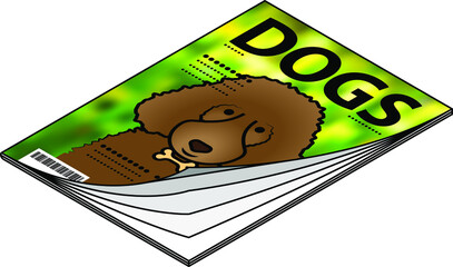 Icon of a pet / dog lover magazine.