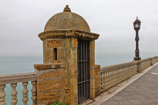 Cadiz historical sea front, Spain