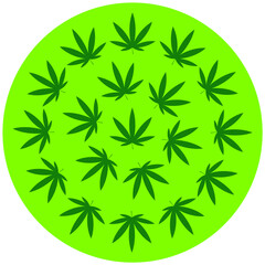cannabis leaf icon