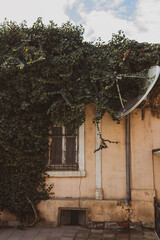 Old destroyed buildings of residential buildings that should be demolished