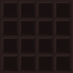 Milk Chocolate bar. Food Design Elements. Flat Vector illustration.