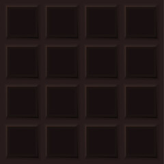 Milk Chocolate bar. Food Design Elements. Flat Vector illustration.