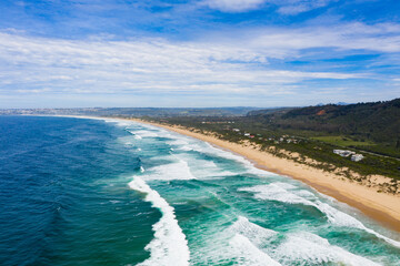 Küste, Strand am Cape Saint Francis in Südafrika
