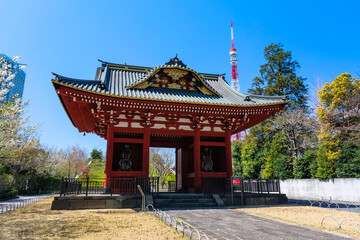 東京 旧台徳院霊廟惣門