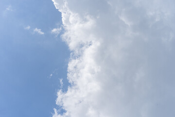 Obraz premium blue sky and white cloud