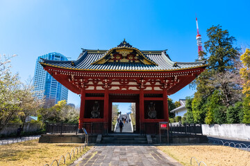 東京 旧台徳院霊廟惣門