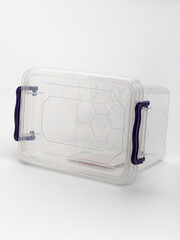 Fototapeta na wymiar plastic container for storing various items